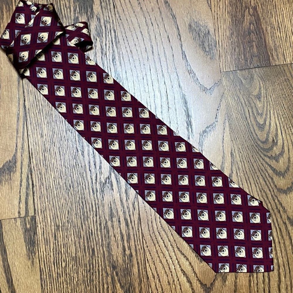 NWT Vintage Warner Bros. Taz Neck Tie 1996